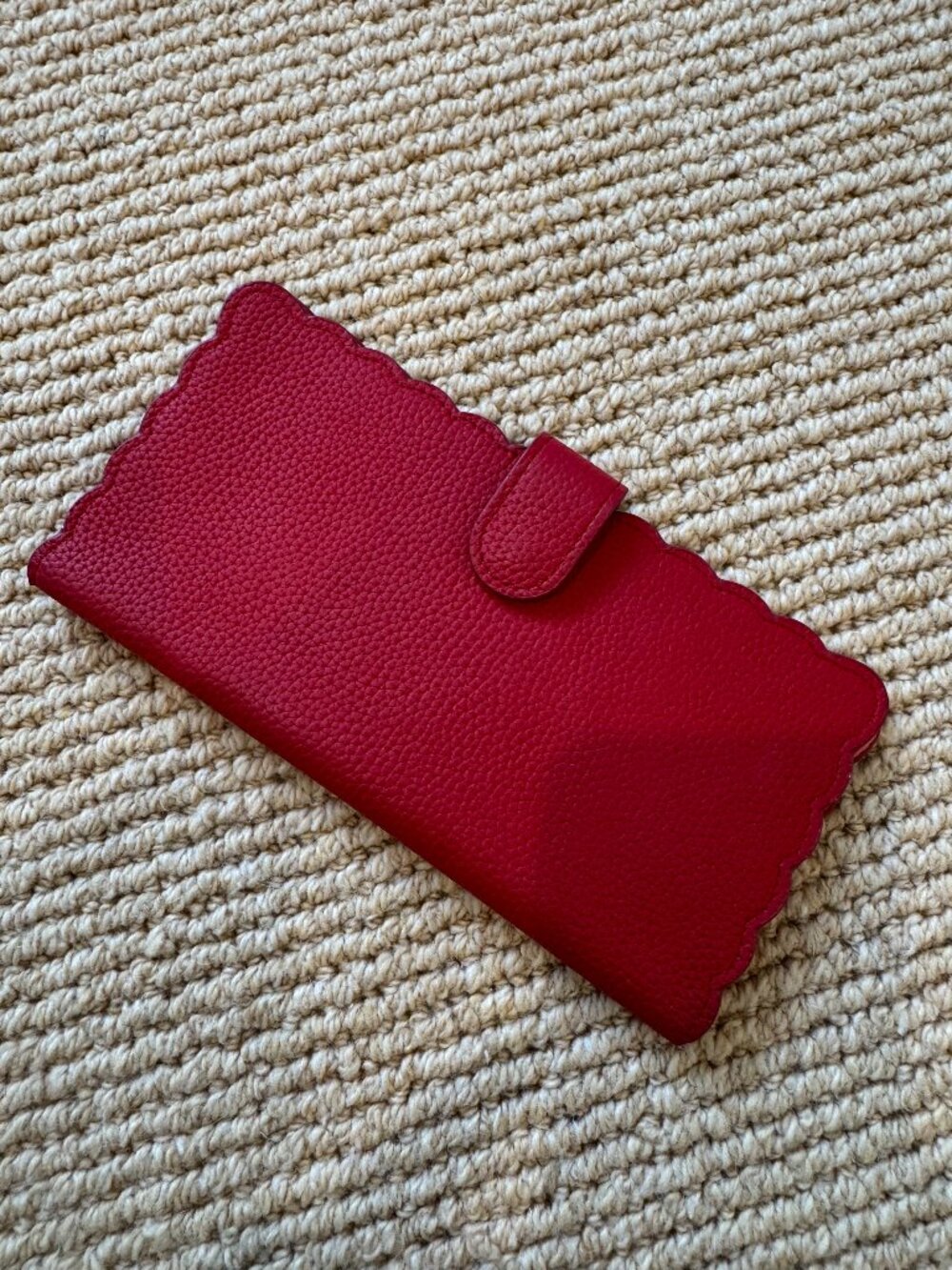 Cupcakes & Cashmere Single Fold Wallet, Red and Pink